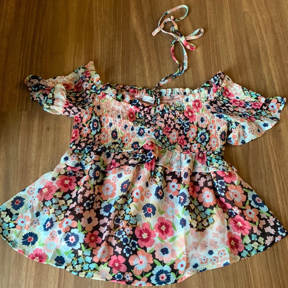 NWOT Floral Blouse